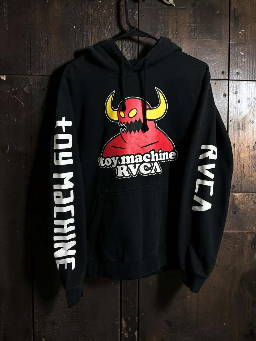 Toy Machine x RVCA Collaboration Demon Logo Pullover Hoodie